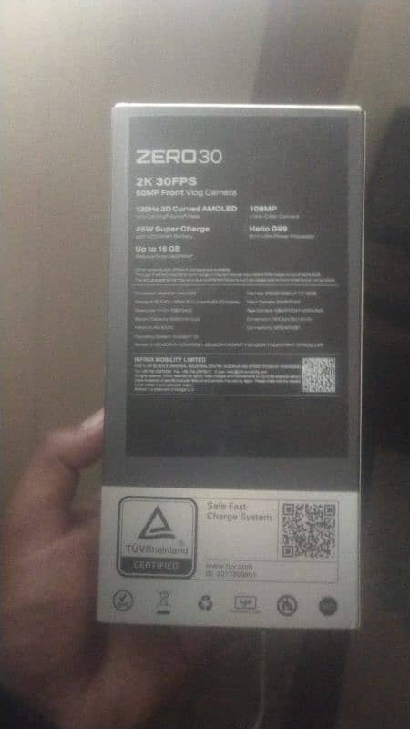 Infinix Zero 30 with Lux conditions 10