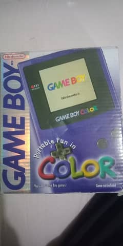 Nintendo game boy color with box all accessories