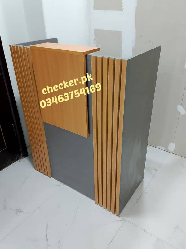 office reception counter, cash counter, office table, chair , cubicle 0