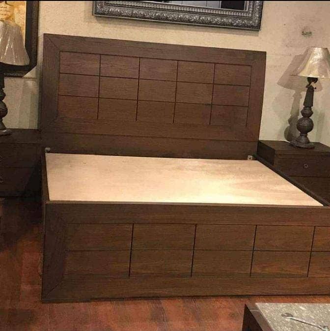 bed/King size bed/Dressing table/Bed set/Wooden bed/Furniture 9