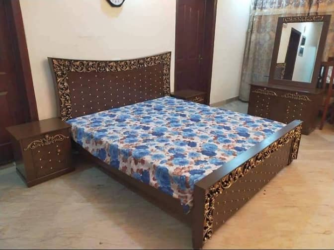 bed/King size bed/Dressing table/Bed set/Wooden bed/Furniture 12