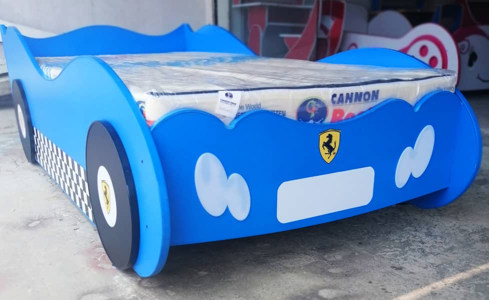 (READY STOCK) Brand New Single Car Bed for Boys, Children Beds Sale 1