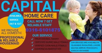 House Maid, Babysitter, Patient Care, Nurse Staff, Driver, Maids, Coo