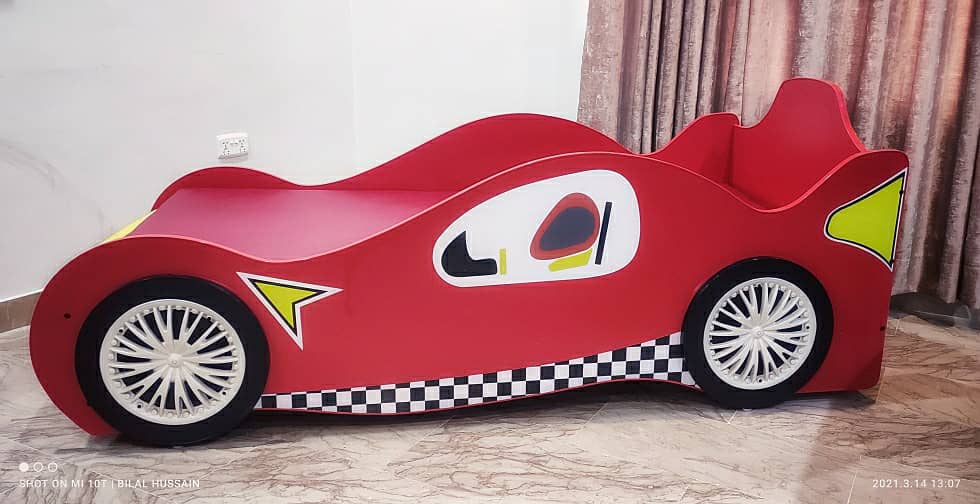 (READY STOCK) Brand New McQueen 95 Single Car Bed for Boys 1