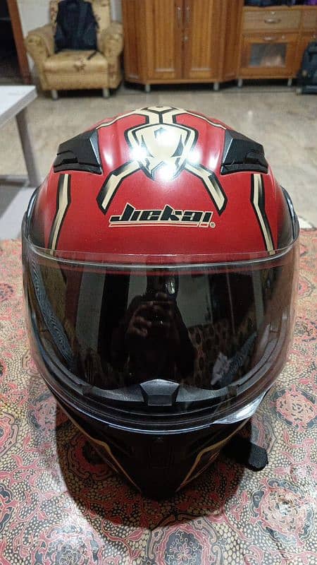 JIEKAI JK-902 HELMET FLIP UP FULL FACE DOT CERTIFIED 0