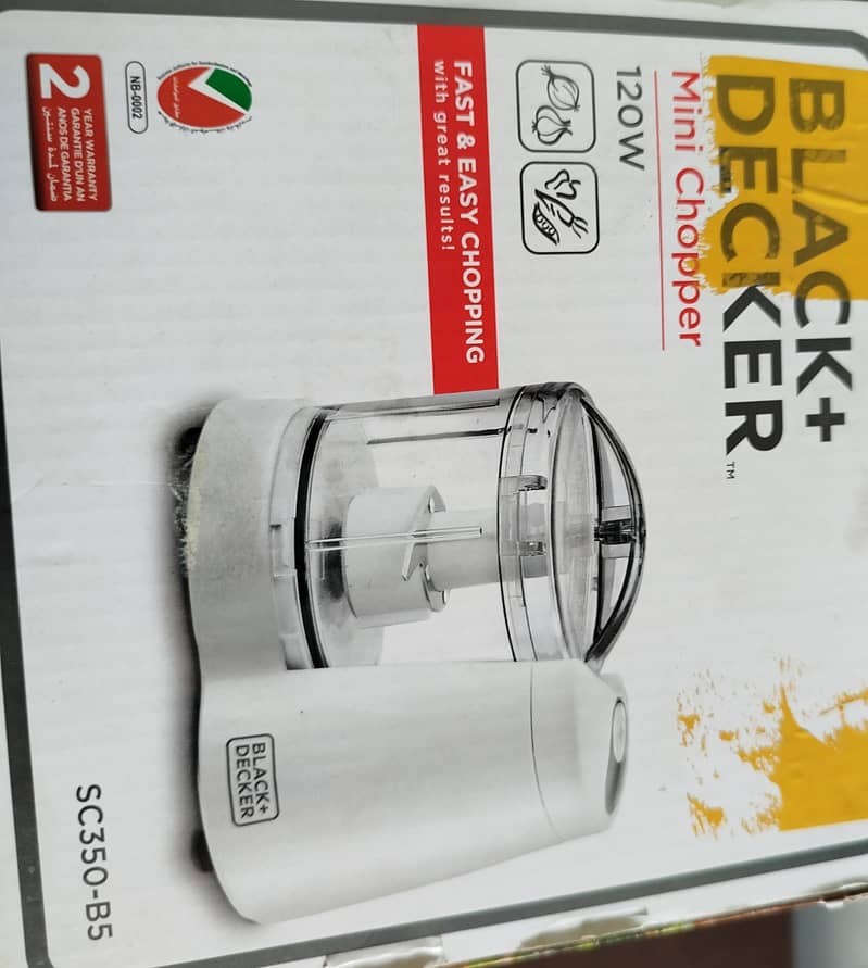 Black and decker electric chopper 4