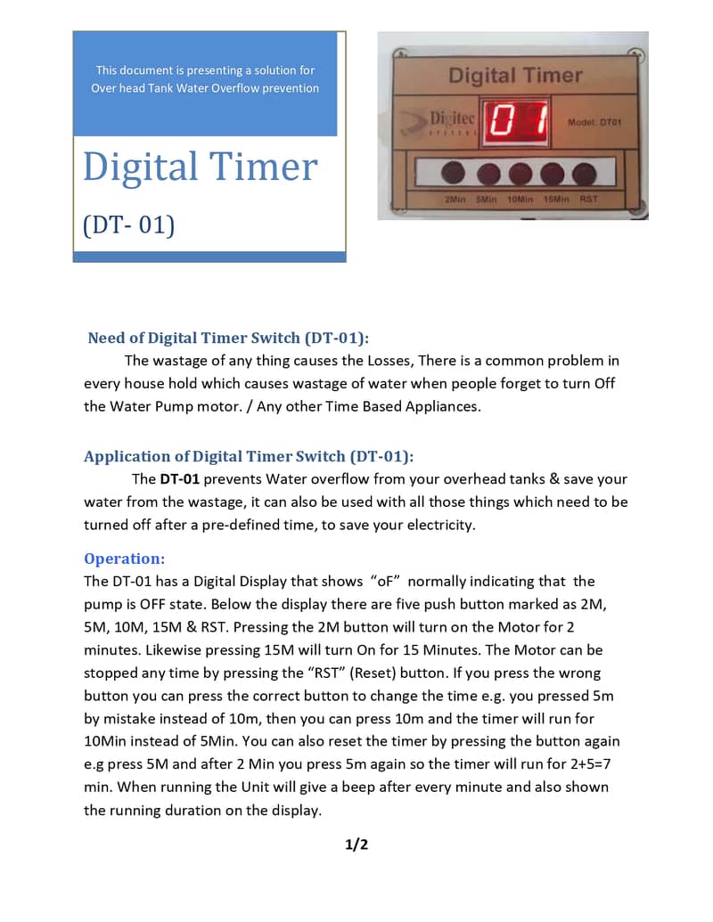 Digital Timer Switch 3