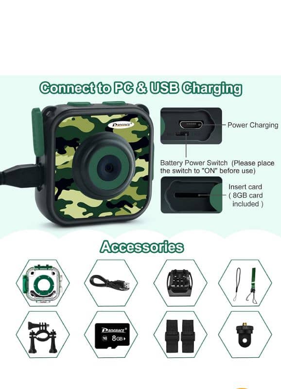 waterproof camera like hero or go pro 2