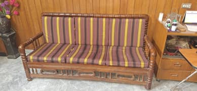 One Piece Chinioti 3 seater solid wood sofa molty foam