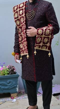 Sherwani+ kulla+ Shal One Time Use Onky