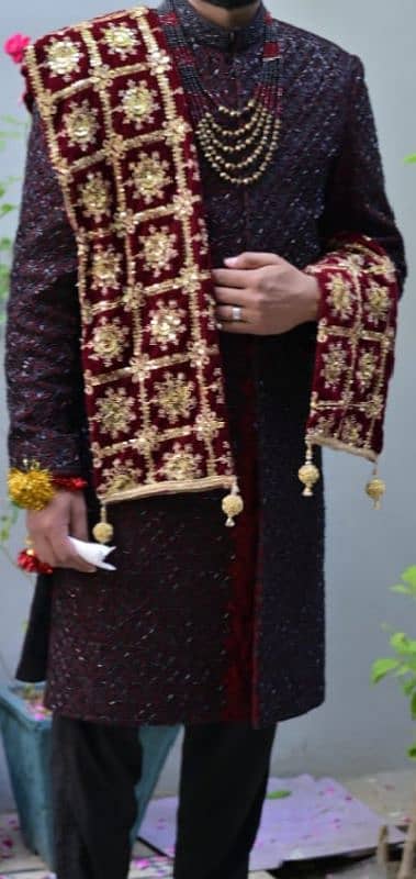 Sherwani+ kulla+ Shal One Time Use Onky 1