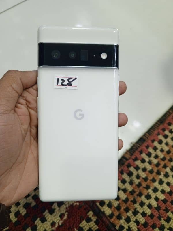 Google pixel 6 pro 128gb white clr 0