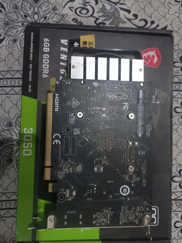 MSI RTX 3050 6gb 92bit Gaming Graphic Card 1