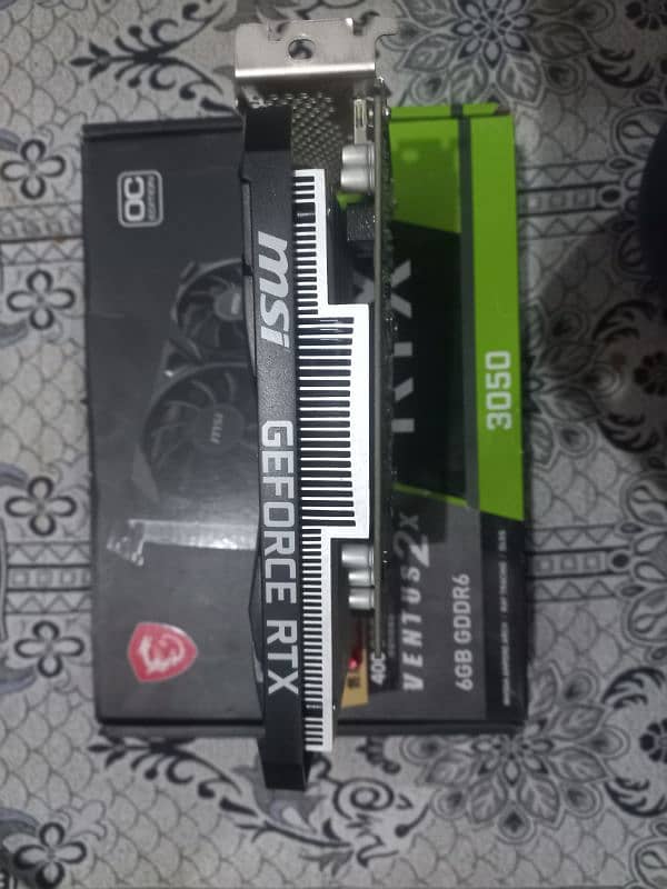 MSI RTX 3050 6gb 92bit Gaming Graphic Card 2