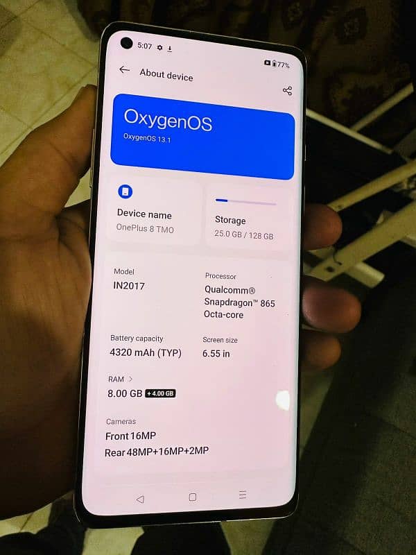 one plus 8 good condition 8/128 PTA approved 4