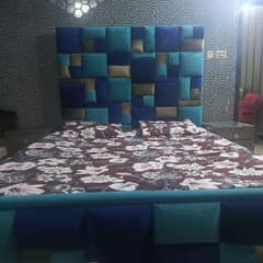 Bed set with 2 side tables with dressing table for sale