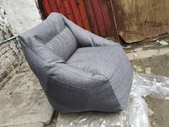 New Chair Leathre Bean Bag Export Quality Filling With Beans