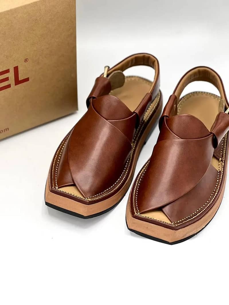 Peshawar leather chappal 4