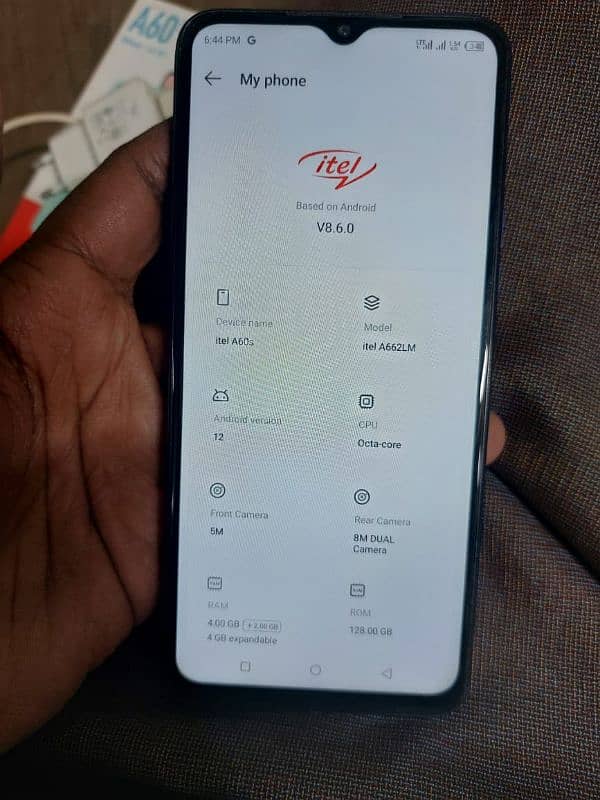 Itel A60s 4+4=8Gb128Gb Full Box 2