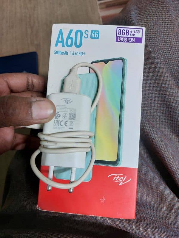 Itel A60s 4+4=8Gb128Gb Full Box 4