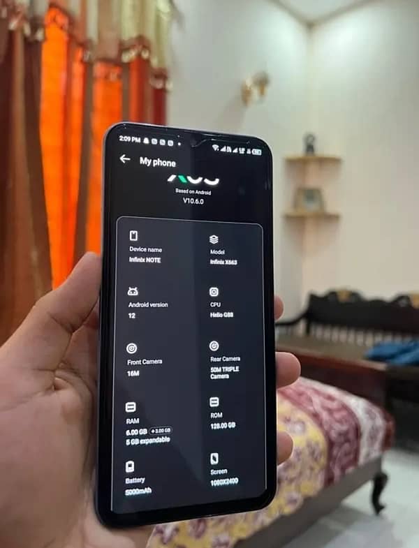 infinix note 12 6+5 RAM 128ROM 3