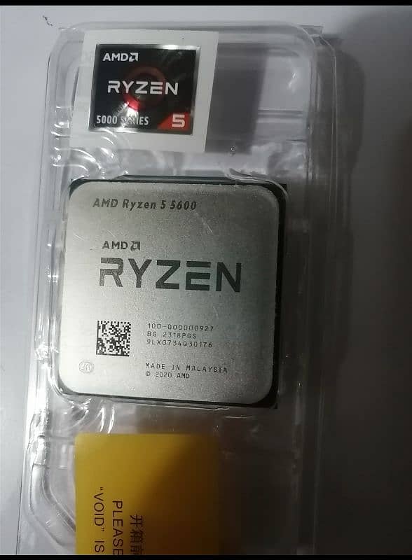 Ryzen 5 5600 new processor for sale with warranty Gaming Rendering 0