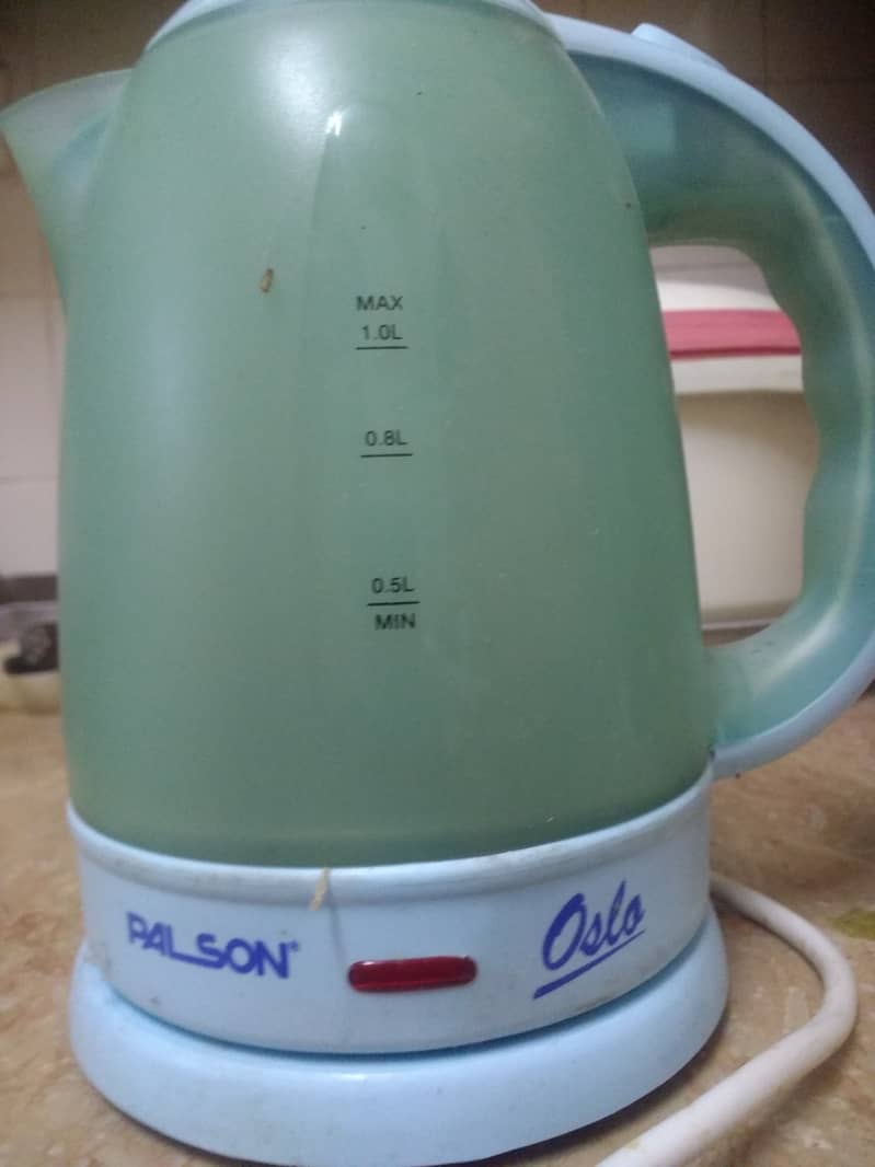 PALSON OSLO Electric Kettle 1 litre (Transparent)  Made in Spain 17