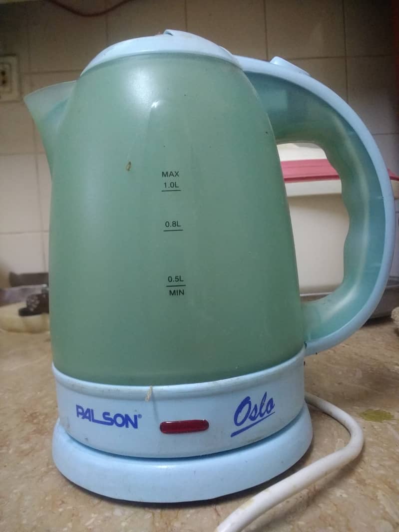 PALSON OSLO Electric Kettle 1 litre (Transparent)  Made in Spain 2