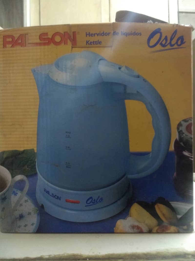 PALSON OSLO Electric Kettle 1 litre (Transparent)  Made in Spain 10