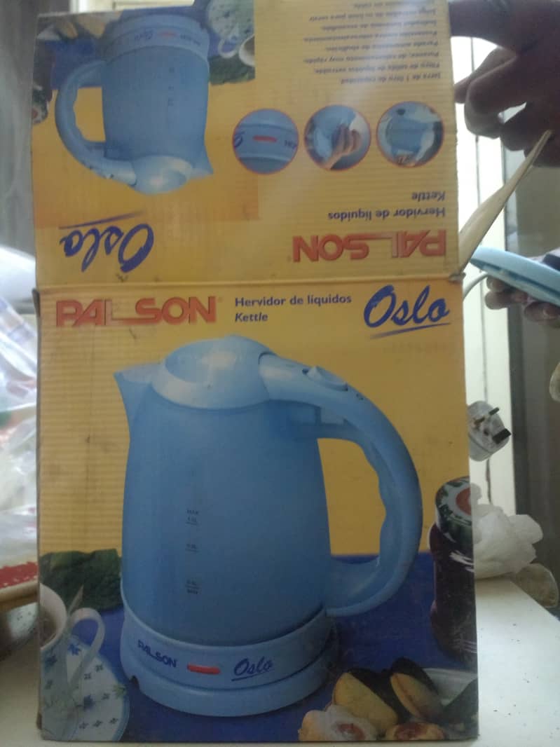 PALSON OSLO Electric Kettle 1 litre (Transparent)  Made in Spain 12