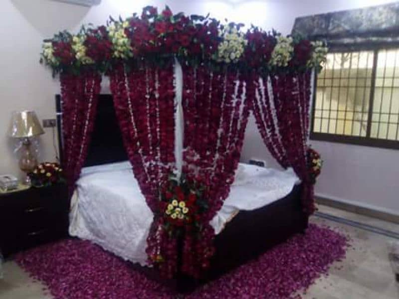 we decore whole wedding events with fresh and artificial flowers 2