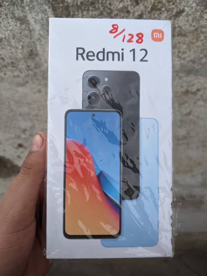 Xiaomi redmi 12.8/128 official pta 9