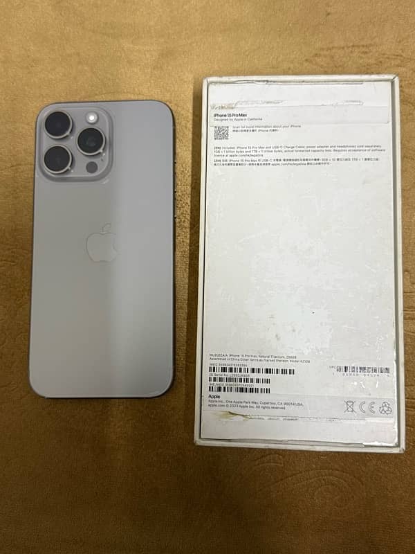 Iphone 15 Pro Max HK PTA Approved 256GB 10