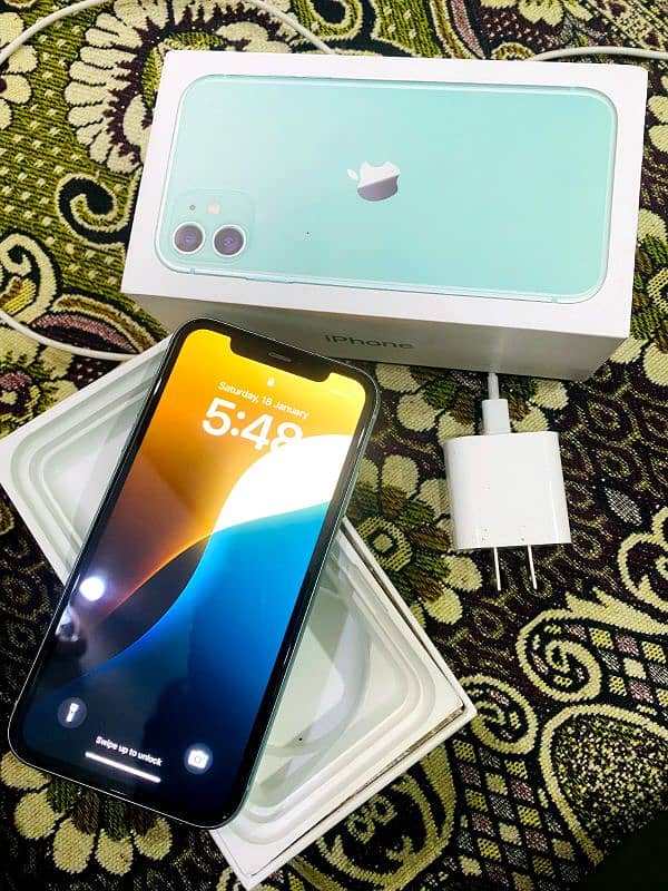 iphone 11 with Box & Charger for Sale 2