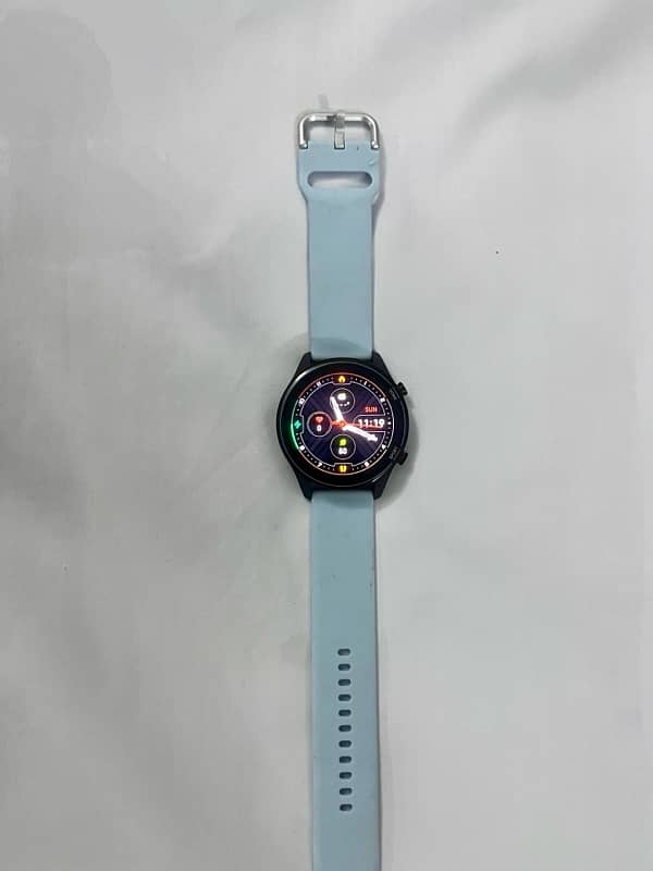 Mi Watch Color With Complete Box - Powder Blue Strap 3