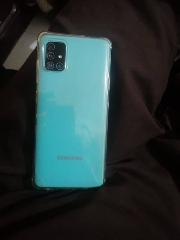 Samsung A51 with box charger scratchles condition finger ni chl ra 1