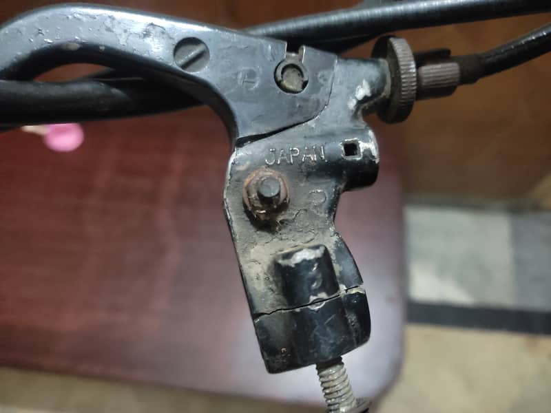 Kawasaki Gto 100 genuine brake lever and grip with cable 1