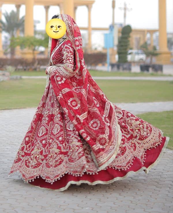 MNR Red bridal Lehenga 1