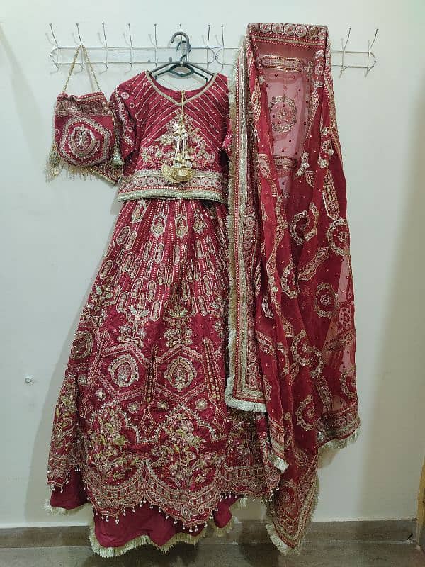 MNR Red bridal Lehenga 2