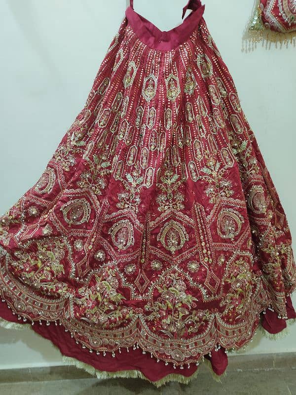 MNR Red bridal Lehenga 3