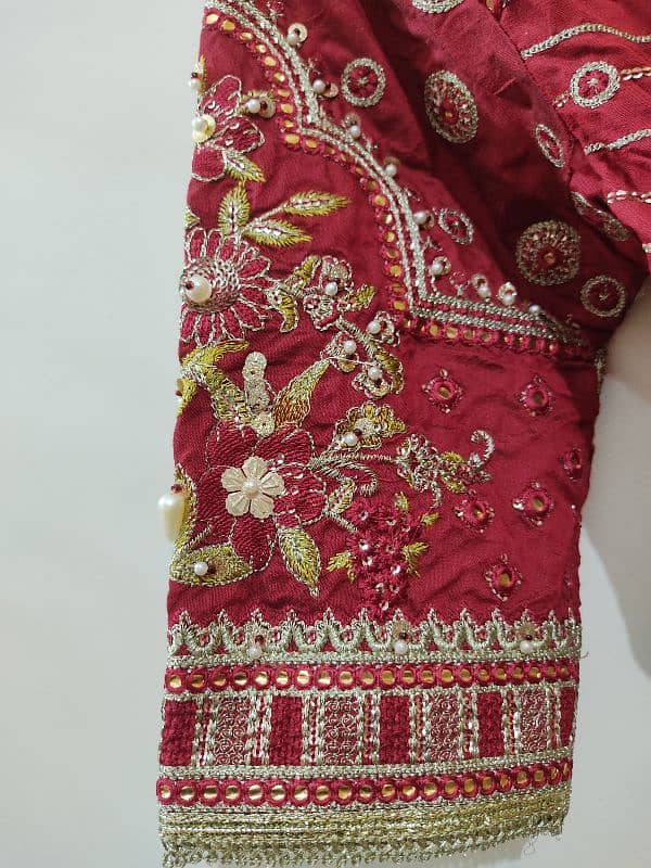 MNR Red bridal Lehenga 5