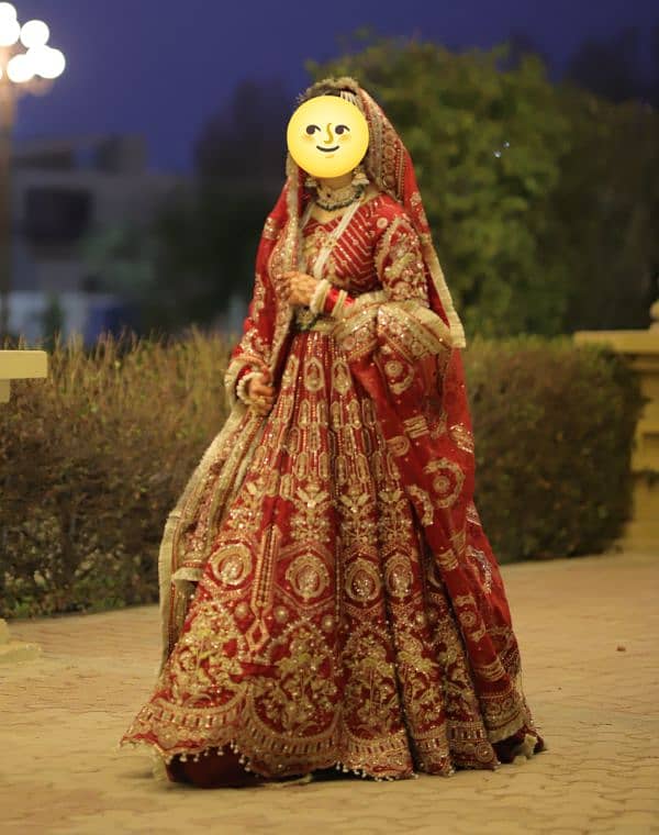 MNR Red bridal Lehenga 8