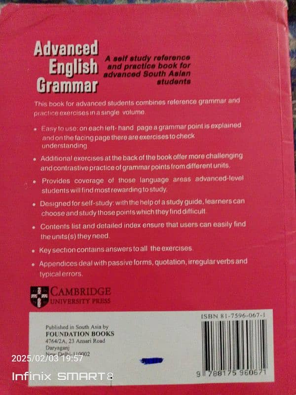 Advanced English Grammar from Cambridge university 1