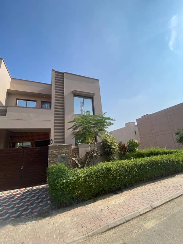 Ali block sami corner villa for sale bahria town Karachi 0