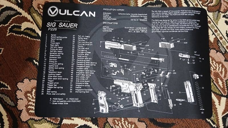 Vulcan Gaming Mouse pad XL 1