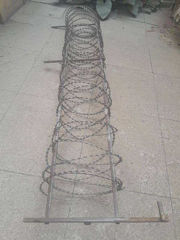 Razor wire with Frame 1