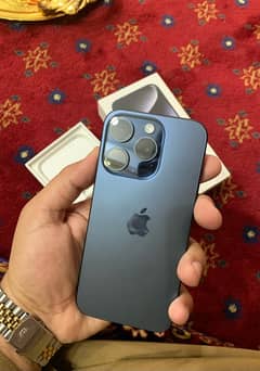 iPhone 15 Pro Blue Titanium 256gb Non PTA