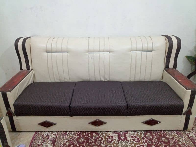 1 full size + 2 small sofa set for Sale 0