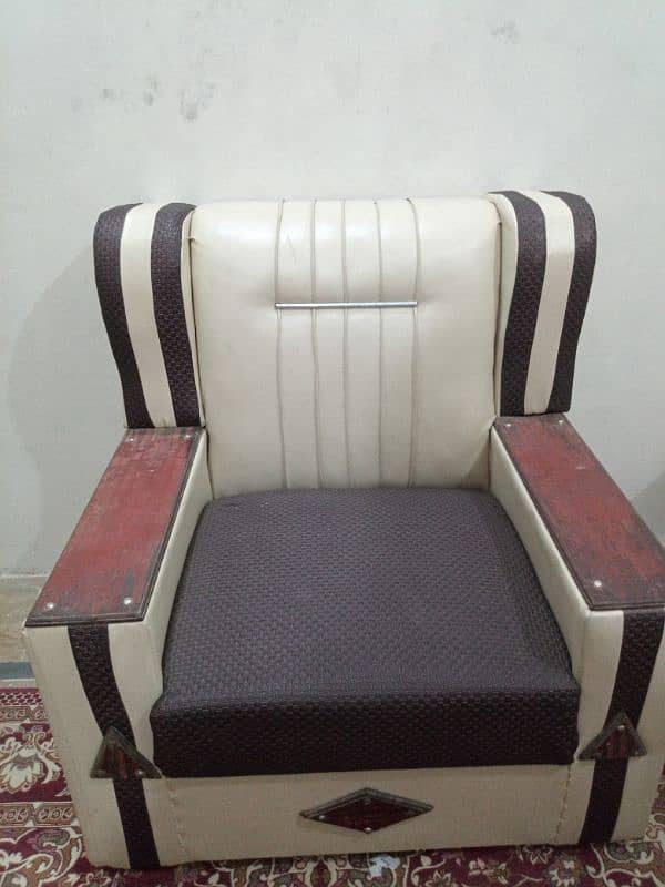 1 full size + 2 small sofa set for Sale 1