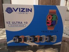 VIZIN INDIA Smart watch ultra with 10 straps